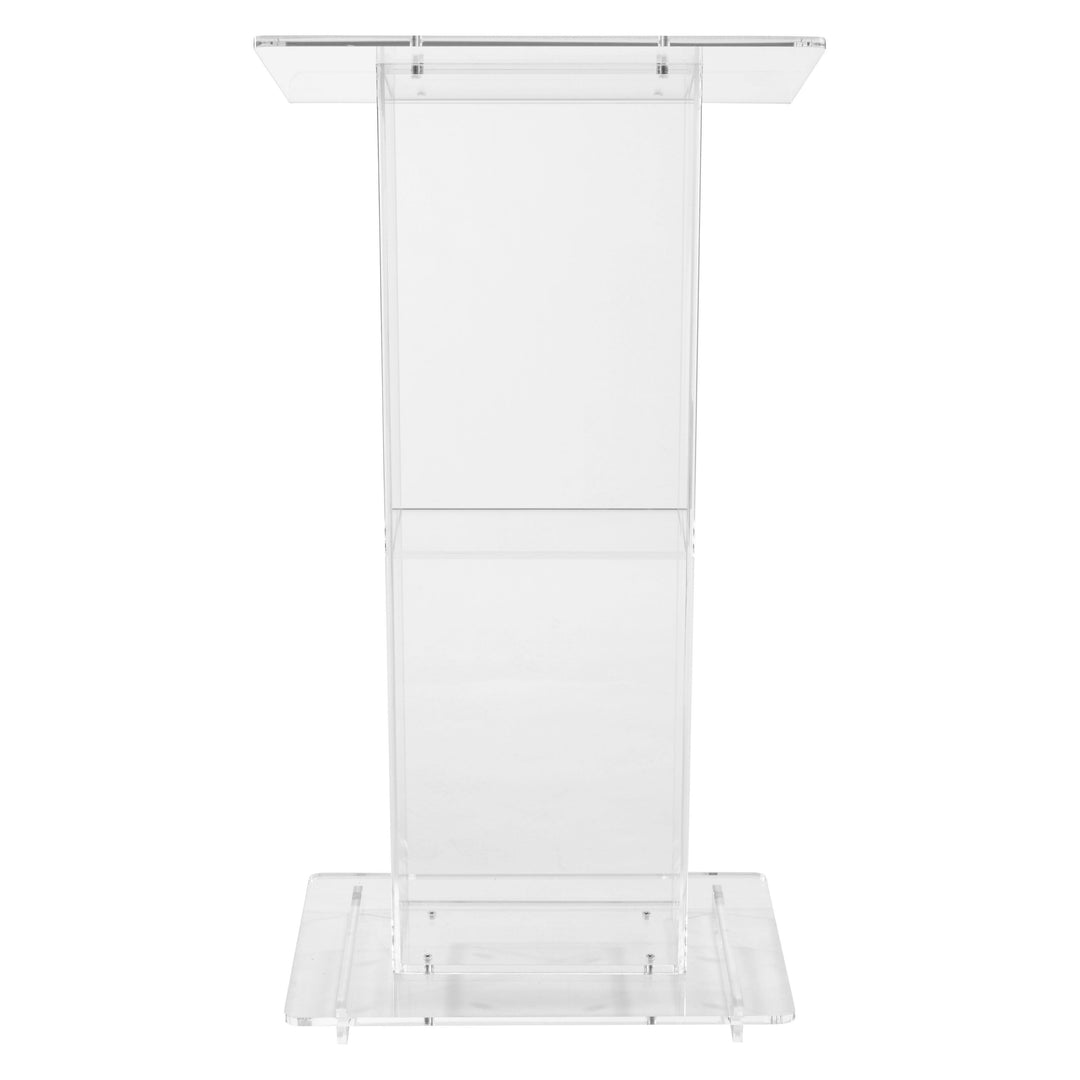 Acrylic Lectern Oklahoma Sound 401S-Acrylic Pulpits, Podiums and Lecterns-Podiums Direct