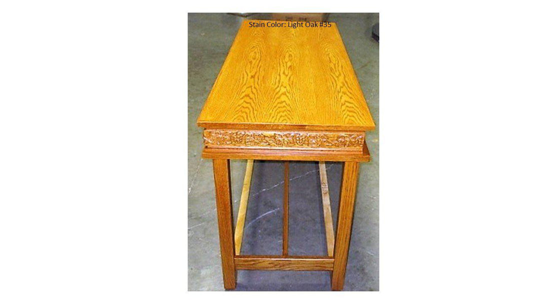 Communion Table NO 505-Side Light Oak 35-Communion Tables and Altars-Podiums Direct