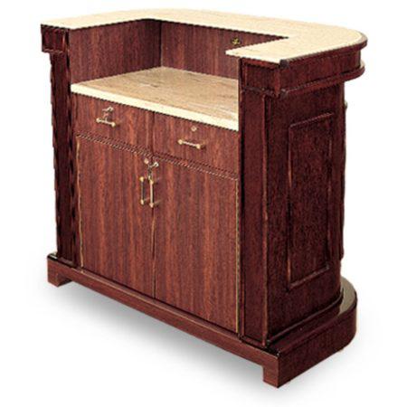 Valet Podium and Host Station Forbes 5926 Deluxe-Back View-Valet Podiums, Security, and Host Stations-Podiums Direct