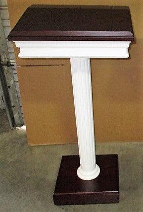 Custom No. 5SS Speaker Stand-Front-Church Solid Wood Pulpits, Podiums and Lecterns-Podiums Direct