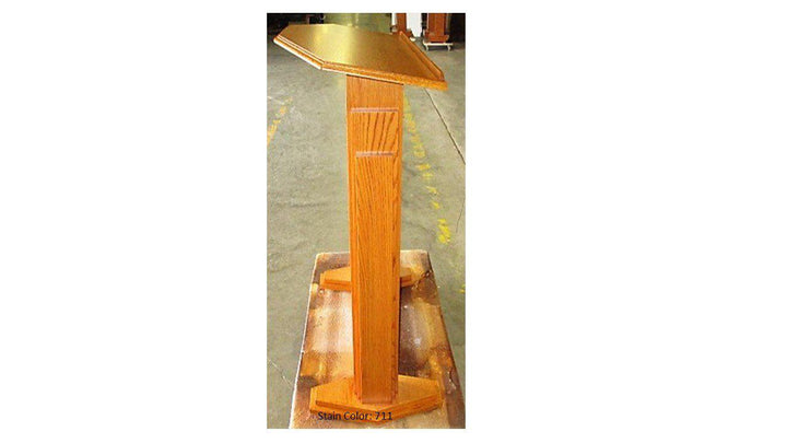 Wood with Acrylic Pulpit 701 Proclaimer-Side 711-Wood With Acrylic Pulpits, Podiums and Lecterns-Podiums Direct