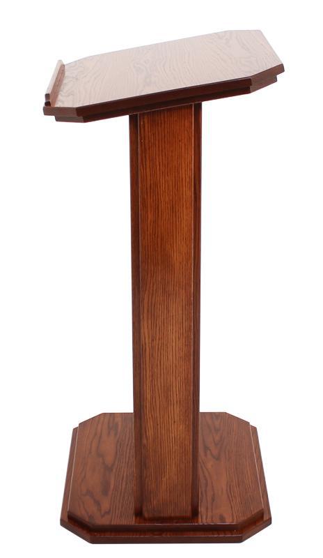 Wood with Acrylic Preaching Stand-704 Proclaimer-Side-Wood With Acrylic Pulpits, Podiums and Lecterns-Podiums Direct