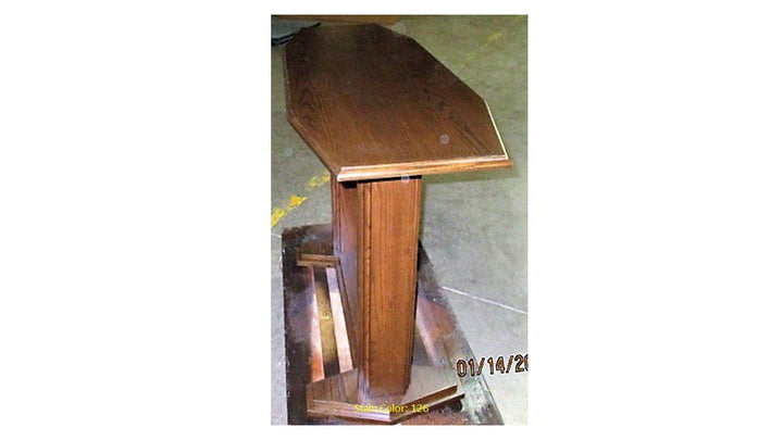 Communion Table 705 Proclaimer Acrylic and Wood Style-Side 126-Communion Tables and Altars-Podiums Direct
