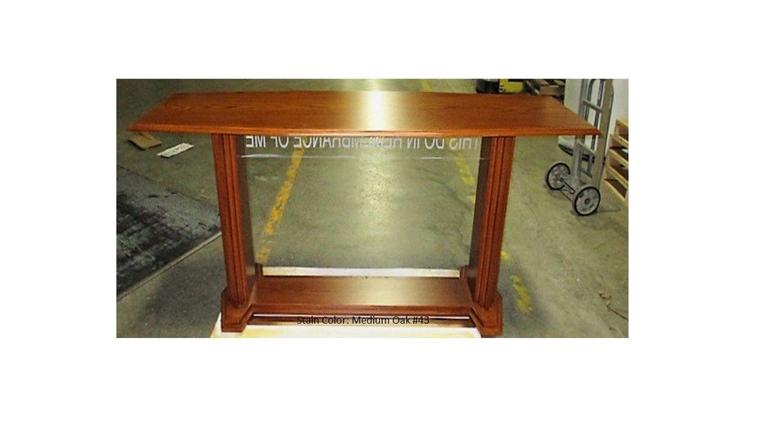 Communion Table 707 Proclaimer Acrylic and Wood Style-Back-Communion Tables and Altars-Podiums Direct