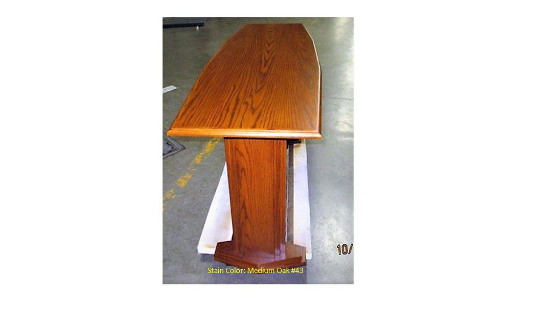Communion Table 707 Proclaimer Acrylic and Wood Style-Side-Communion Tables and Altars-Podiums Direct
