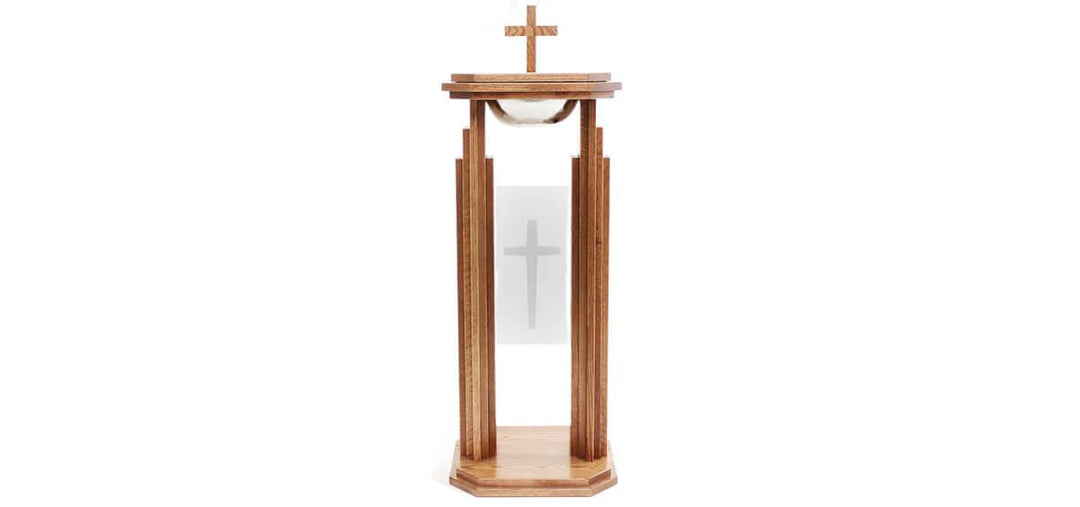 Baptistmal Font 709 Proclaimer-Tithe Boxes, Baptismal Font, Flower Stands, and Offering Tables-Podiums Direct