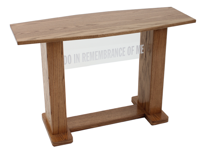 Communion Table 781 Acrylic and Wood Style-Communion Tables and Altars-Podiums Direct