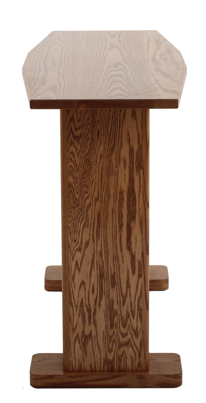 Communion Table 781 Acrylic and Wood Style-Side View-Communion Tables and Altars-Podiums Direct