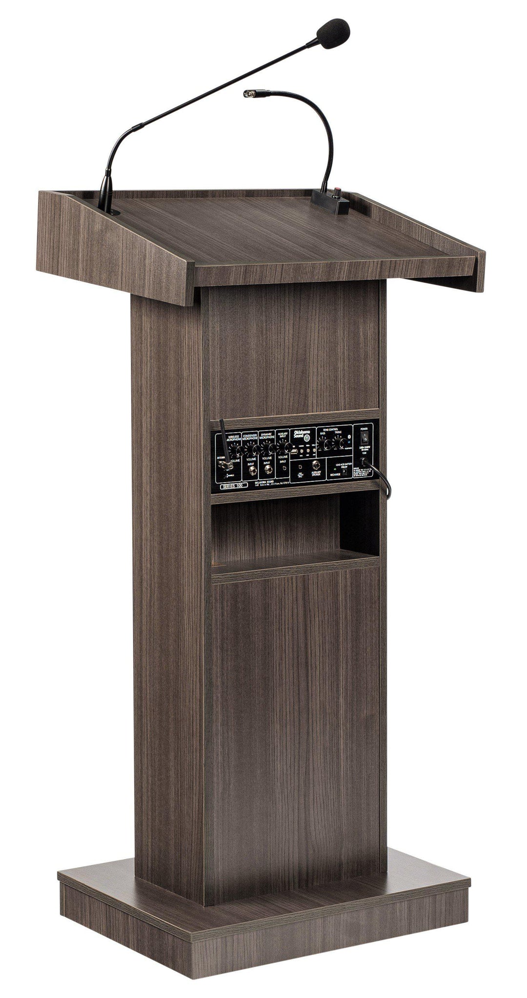 Sound Lectern 800X Oklahoma Sound "The Orator" Fixed Height-Back Angle-Sound Podiums and Lecterns-Podiums Direct