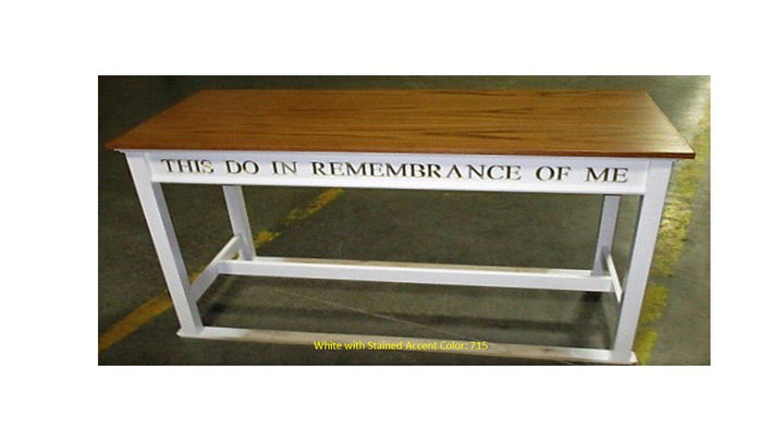 Communion Table NO 815-Communion Tables and Altars-Front 715-Podiums Direct