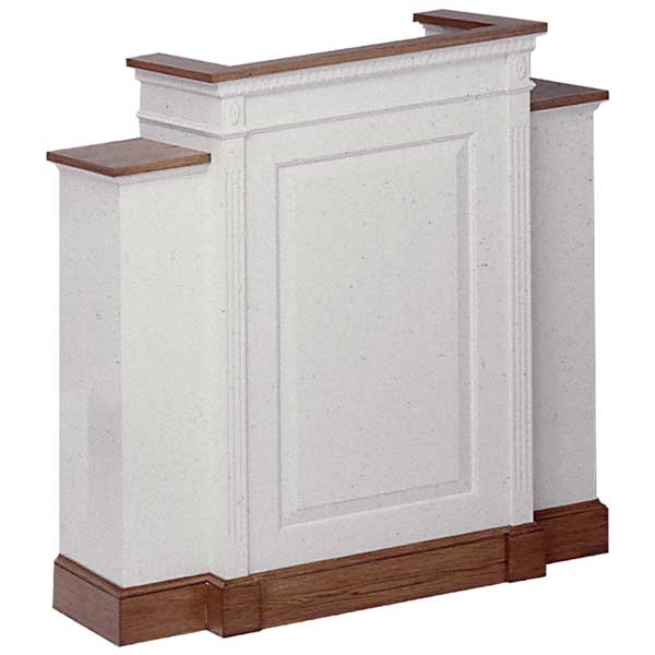 Church Wood Pulpit Wing NO 820W-Church Solid Wood Pulpits, Podiums and Lecterns-Podiums Direct