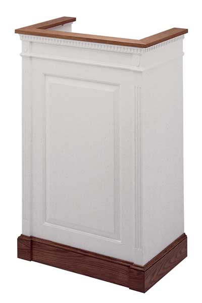 Church Wood Pulpit Single NO 821-Church Solid Wood Pulpits, Podiums and Lecterns-Podiums Direct