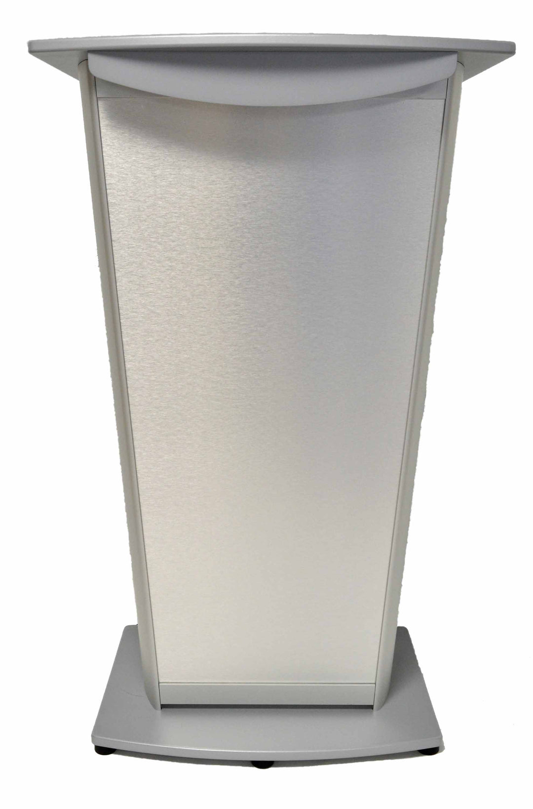 Contemporary Lecterns and Podium VH1 Standard Aluminum Lectern-Front-Contemporary Lecterns and Podiums-Podiums Direct