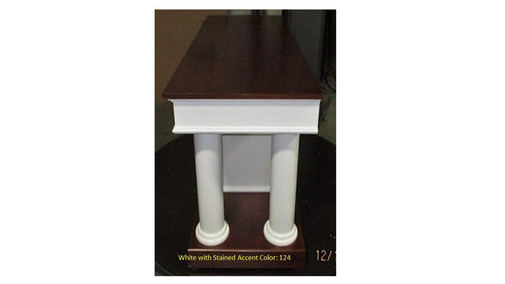 Communion Table Custom 810-Side 124-Communion Tables and Altars-Podiums Direct