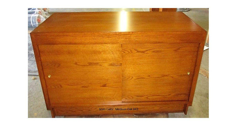 Communion Table NO 400-Back Medium Oak 43-Communion Tables and Altars-Podiums Direct