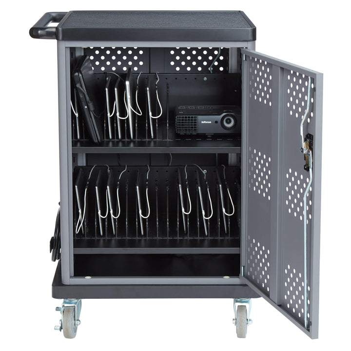 Duet Charging Cart DCC Oklahoma Sound-Presentation AV Tablet Laptop Carts and Plasma LCD Stands-Podiums Direct