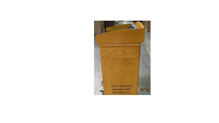 Multimedia Lectern Monarch-Closed Document Drawer-Multimedia Podiums and Lecterns-Podiums Direct