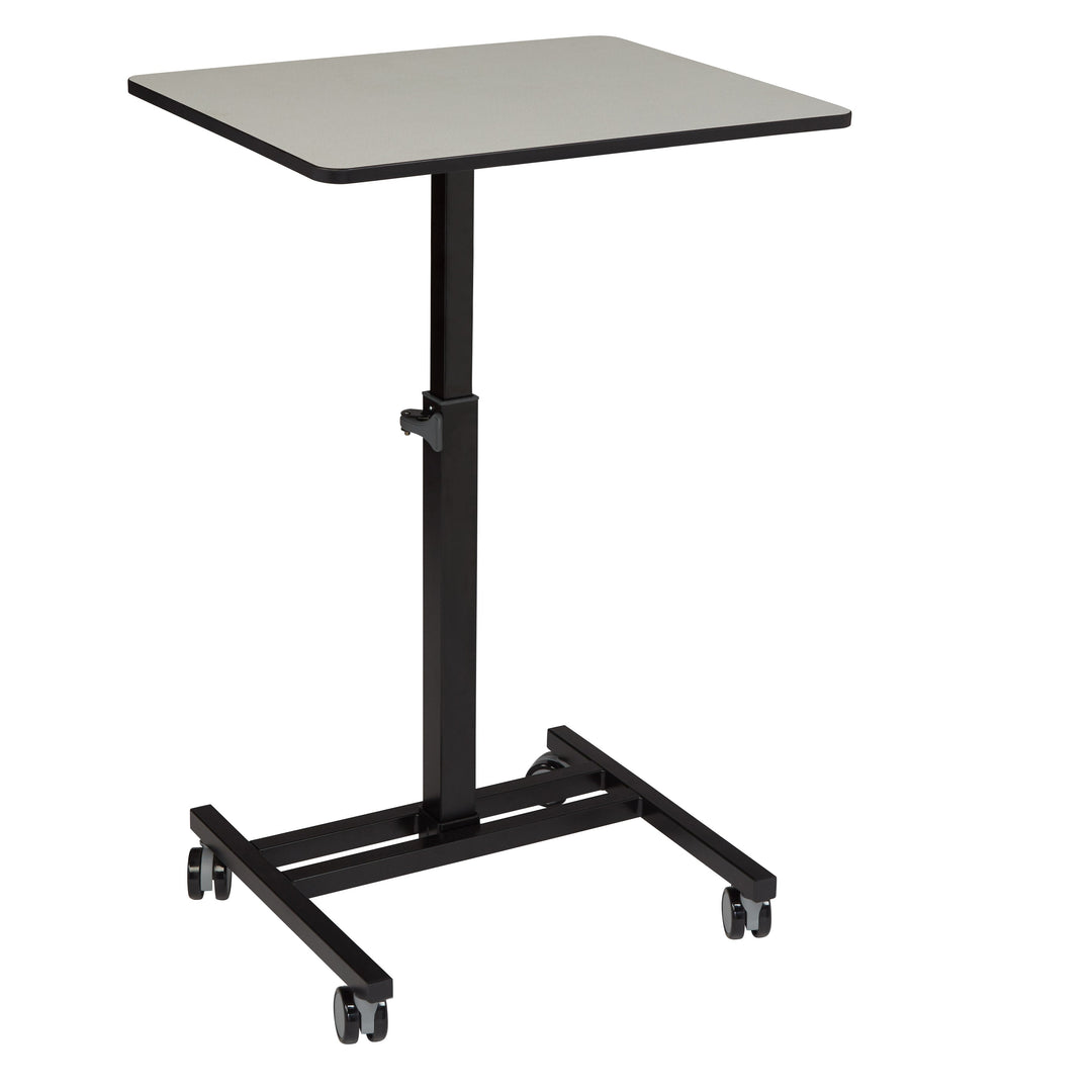 Presentation AV Cart EDTC EDUTOUCH Sit & Stand Cart Oklahoma Sound-Angle View-Presentation AV Carts, Laptop Carts and Sit Stand Desk-Podiums Direct