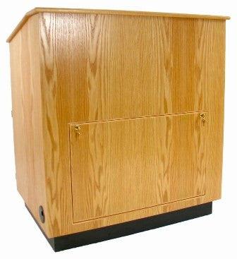 Multimedia Lectern "The Educator" Cart Style-Multimedia Podiums and Lecterns-Podiums Direct