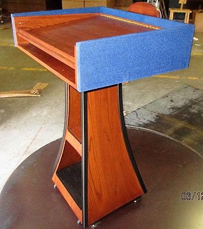 Handcrafted Solid Hardwood Lectern PD Presidential Non-Sound - FREE SHIPPING!