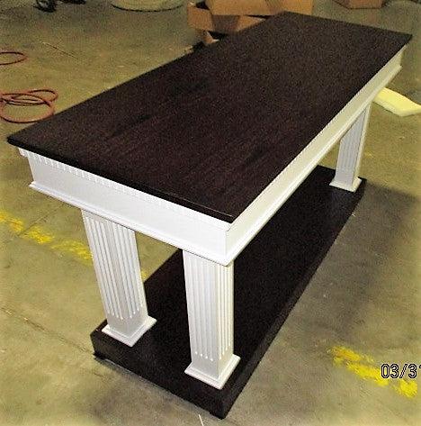 Communion Table NO 8405 Open Style-Communion Tables and Altars-Side Angle-Podiums Direct