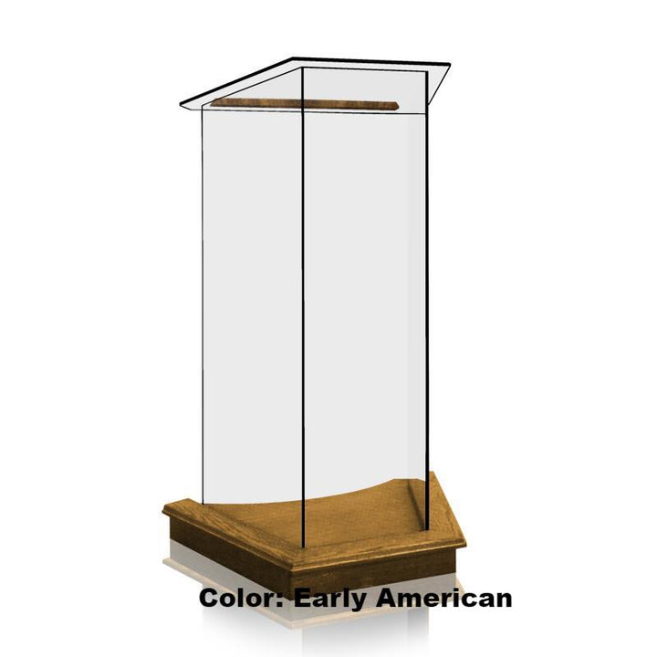 Glass Pulpit NC2/NC2G Prestige The LECTERN-Early American-Glass Pulpits, Podiums and Lecterns and Communion Tables-Podiums Direct