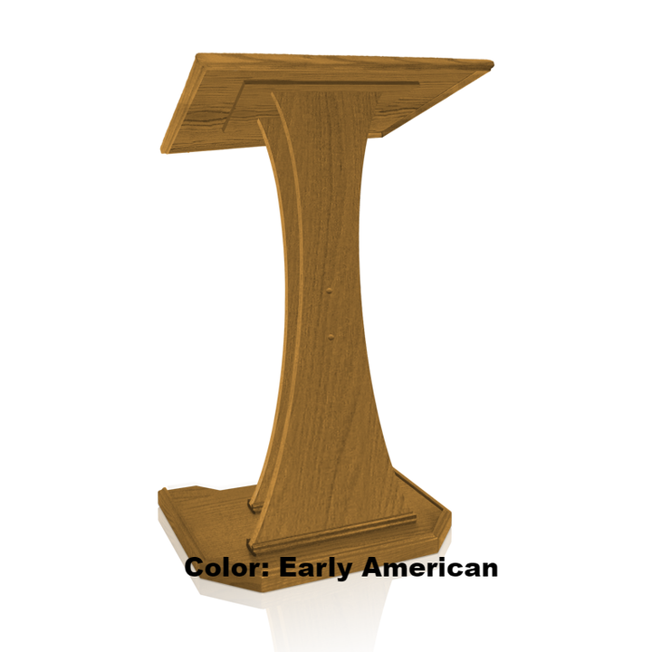 Church Wood Pulpit NC2W Prestige The SPEAKER-Early American-Church Solid Wood Pulpits, Podiums and Lecterns-Podiums Direct
