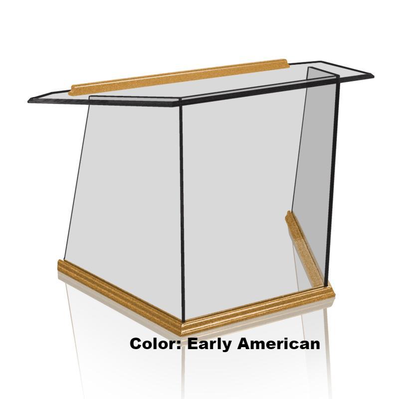 Tabletop Lectern NC2T/NC2TG Prestige Glass-Early American-Tabletop Lecterns-Podiums Direct