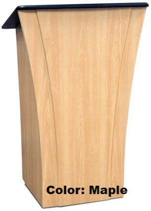 Non Sound Lectern Model LEX32-Maple-Non Sound Podiums and Lecterns-Podiums Direct