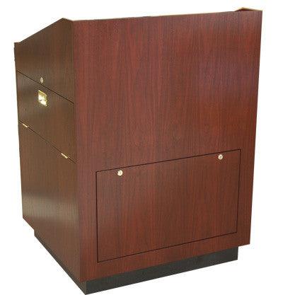 Multimedia Lectern Commander-Front View-Multimedia Podiums and Lecterns-Podiums Direct