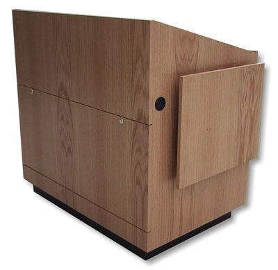 Multimedia Lectern Commander-With Side Tray-Multimedia Podiums and Lecterns-Podiums Direct