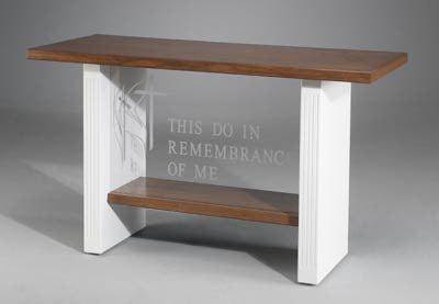 Communion Table NO. P203 Acrylic and Wood Style-Communion Tables and Altars-Podiums Direct