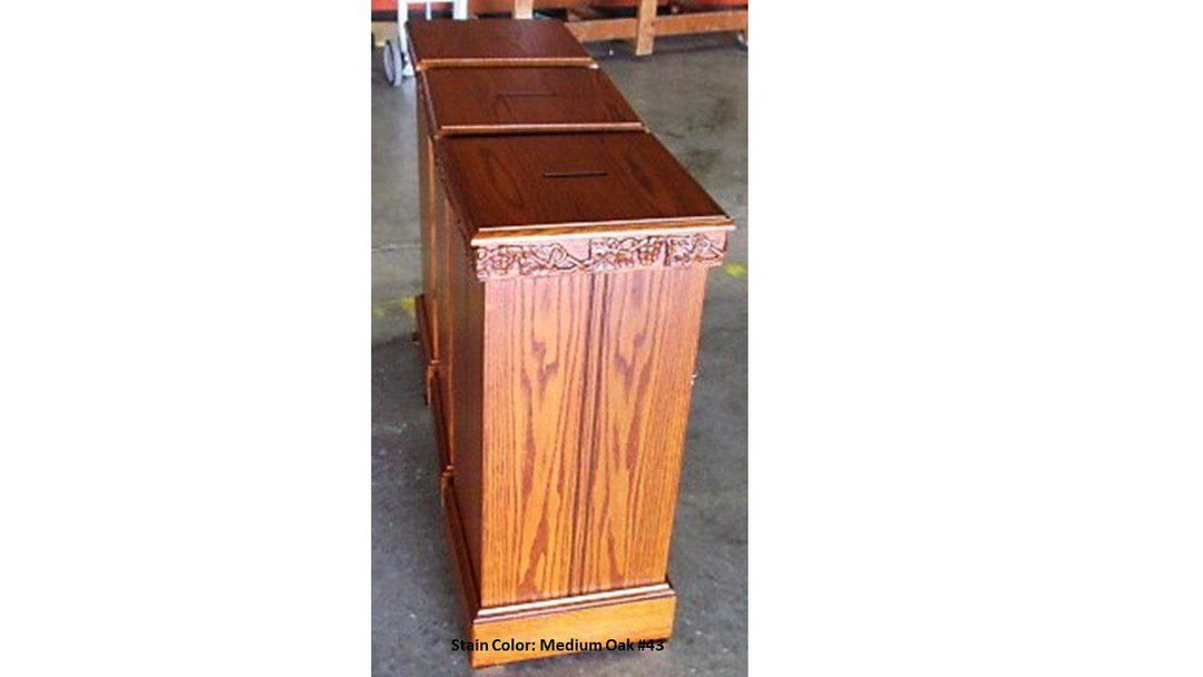 Tithe Box NO 50 Tithe/Prayer Box-Front-Tithe Boxes, Baptismal Font, Flower Stands, and Offering Tables-Podiums Direct