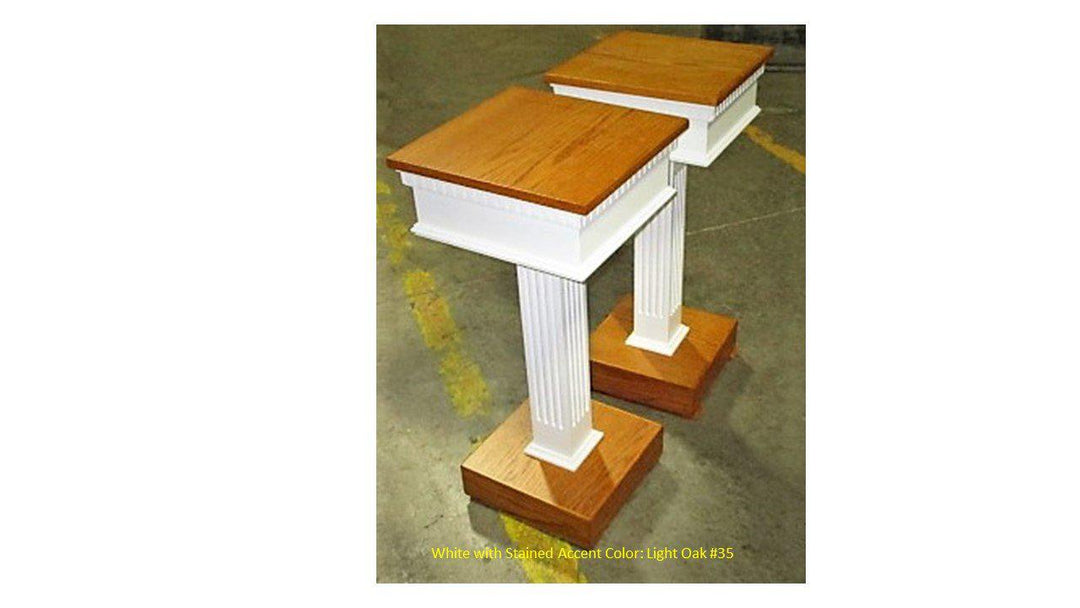 Flower Stand NO 8400-Tithe Boxes, Baptismal Font, Flower Stands, and Offering Tables-Side-Podiums Direct