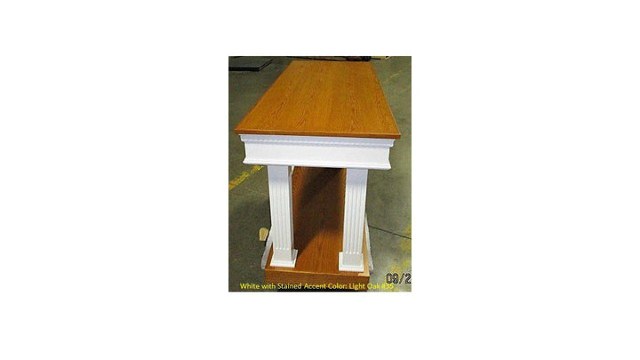 Communion Table NO 8405 Open Style-Communion Tables and Altars-Side View-Podiums Direct