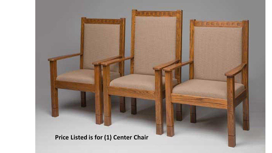 Clergy Church Chair NO 900 Series 48" Height Center Pulpit Chair-Clergy Church Chairs-Podiums Direct