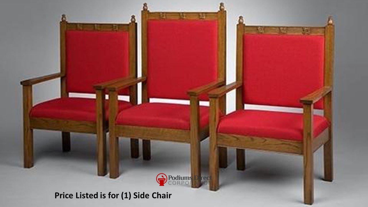 Clergy Church Chair NO 200 Series 44 Height Side Chair Podiums Direct