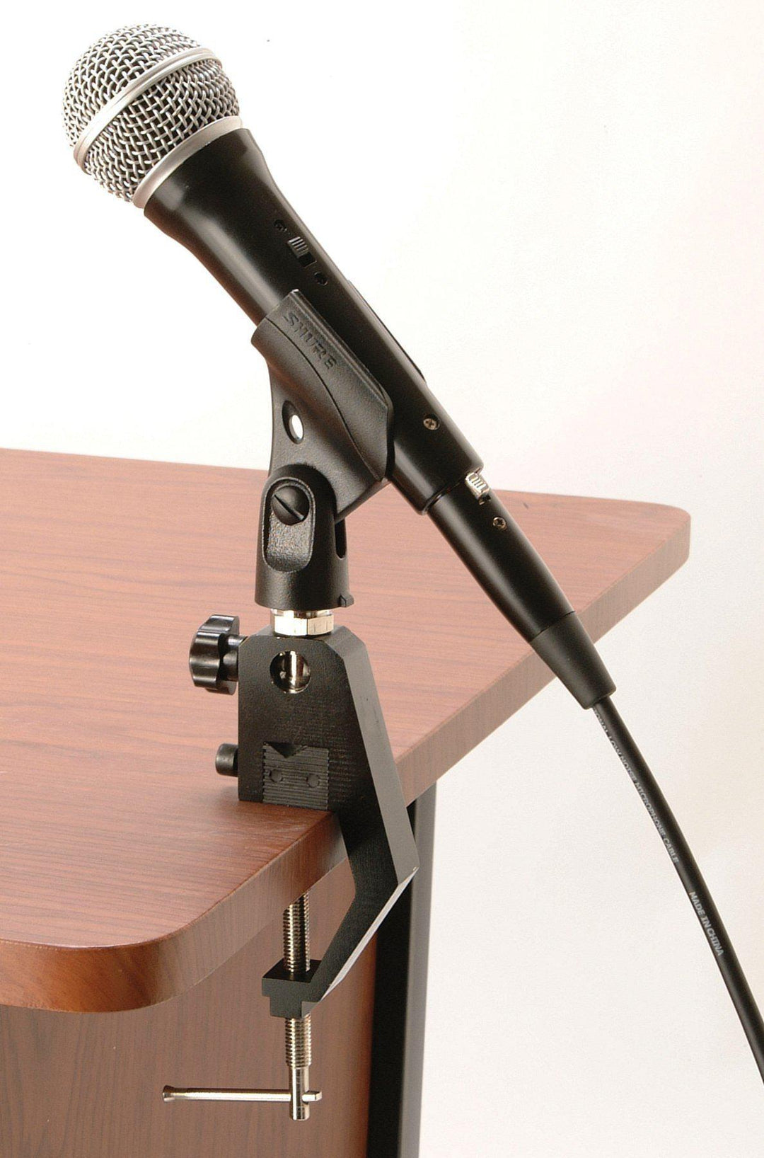 TM01 Clamp-On Flexible Mic Mounting Kit-Wireless Microphones and Lights, Podium and Lectern Options-Podiums Direct
