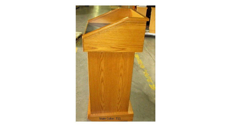 Conquest_20Lectern_20with_20Logo_201.jpg  1240 × 1660px  Handcrafted Solid Hardwood Lectern Conquest-Side 711-Handcrafted Solid Hardwood Pulpits, Podiums and Lecterns-Podiums Direct