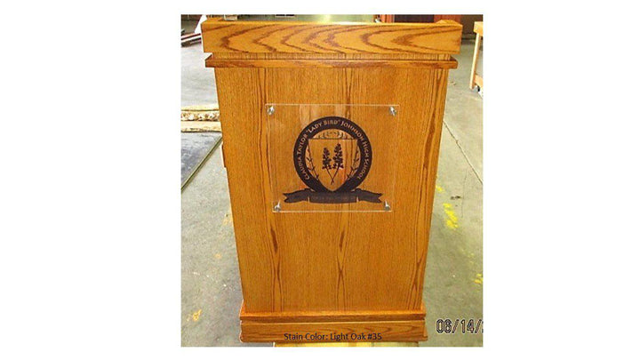 Handcrafted Solid Hardwood Lectern Heritage-Front 35-Handcrafted Solid Hardwood Pulpits, Podiums and Lecterns-Podiums Direct