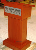 Compact Solid Hardwood Lectern: Royal [PDROY]