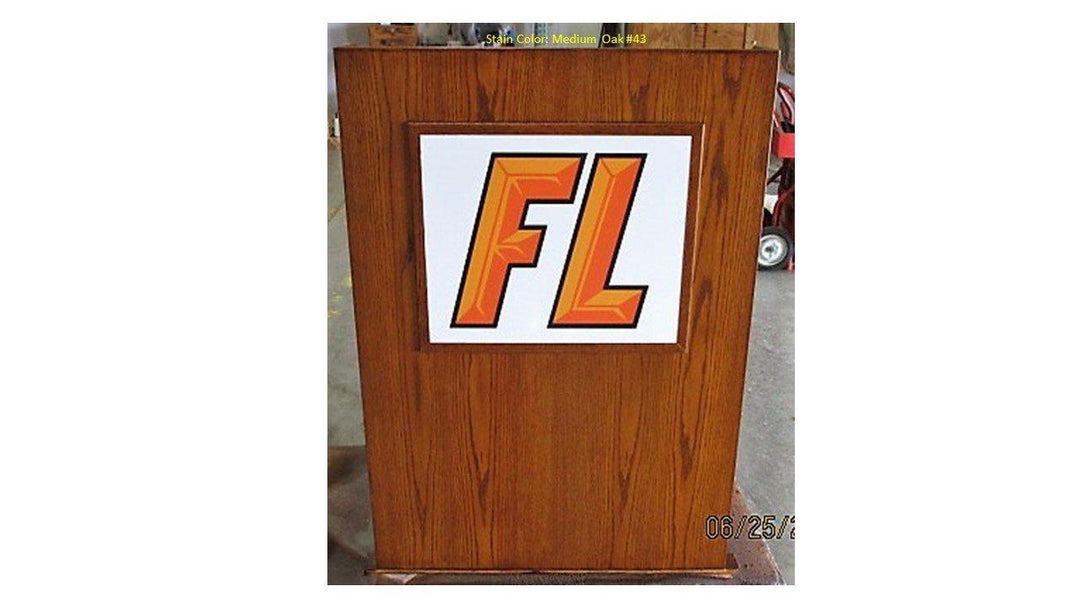 Handcrafted Solid Hardwood Lectern Spartan-Front-Handcrafted Solid Hardwood Pulpits, Podiums and Lecterns-Podiums Direct
