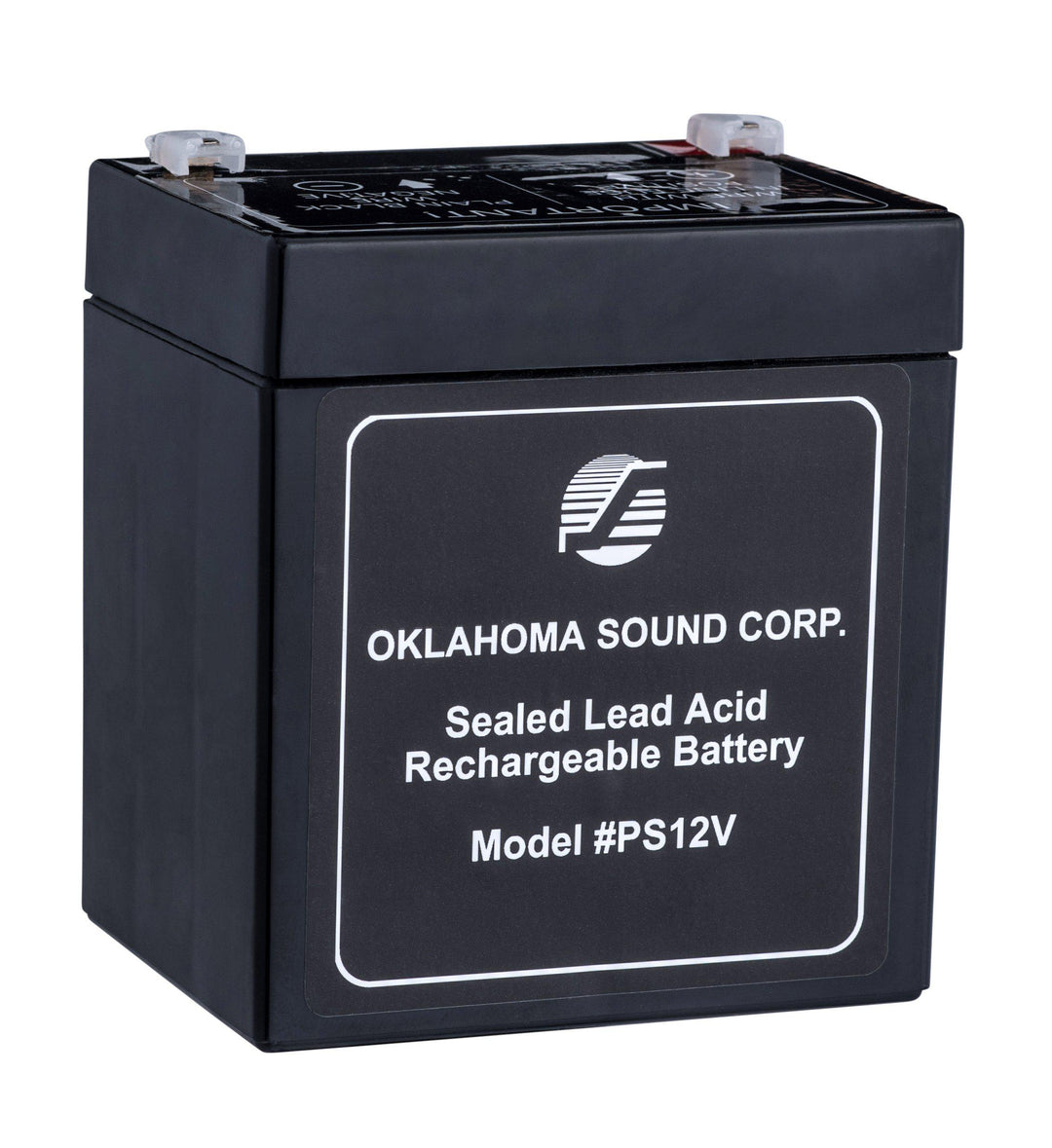 Wireless Microphones and Lights, Podium and Lectern Options-Oklahoma Sound 12V 5 Amp Rechargable Battery-Podiums Direct