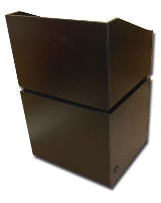 Handcrafted Solid Hardwood Lectern Landmark-Side View-Handcrafted Solid Hardwood Pulpits, Podiums and Lecterns-Podiums Direct