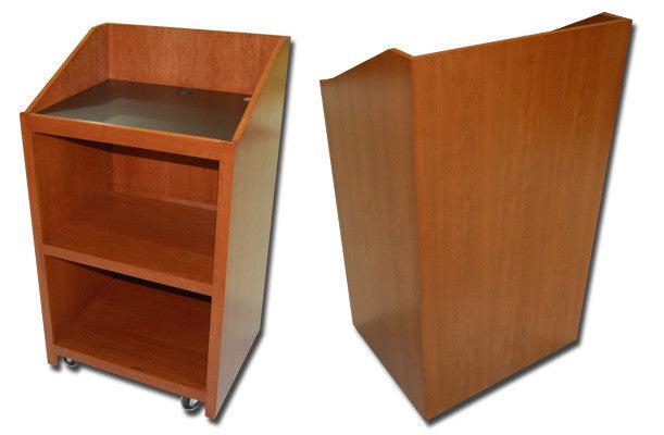Handcrafted Solid Hardwood Lectern Spartan-Handcrafted Solid Hardwood Pulpits, Podiums and Lecterns-Podiums Direct