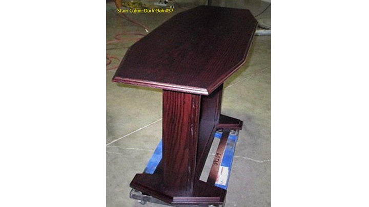 Communion Table 705 Proclaimer Acrylic and Wood Style-Side-Communion Tables and Altars-Podiums Direct