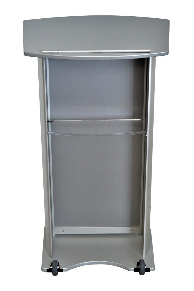 Contemporary Lectern and Podium H2 Standard Aluminum Lectern-Back-Contemporary Lecterns and Podiums-Podiums Direct