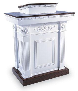 Church Wood Pulpit Colonial Tiered TSP-620-Church Solid Wood Pulpits, Podiums and Lecterns-Podiums Direct