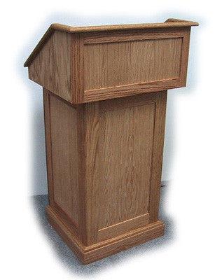 Handcrafted Solid Hardwood Lectern Celebrity-Single View-Handcrafted Solid Hardwood Pulpits, Podiums and Lecterns-Podiums Direct