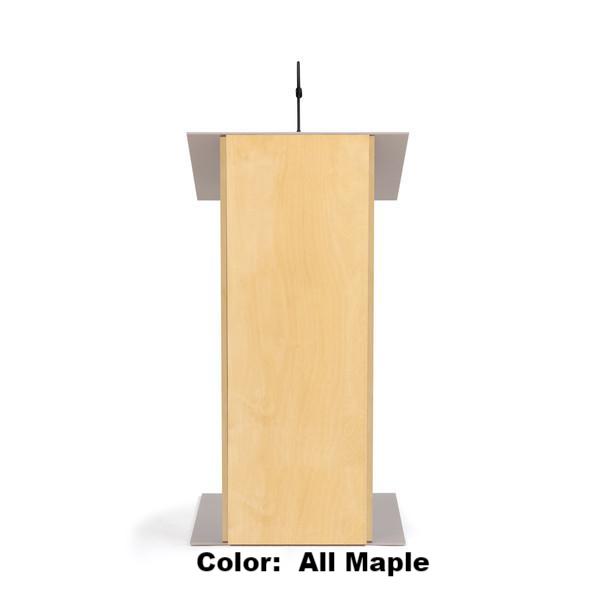 Contemporary Lectern and Podium K-2-Front View-Contemporary Lecterns and Podiums-Podiums Direct